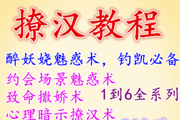 女追男 撩汉 技巧教程 追男神生必备 分手复合 自学视频 实用干货
