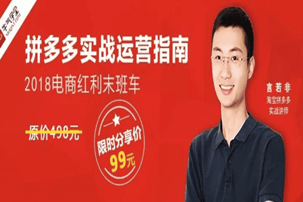 拼多多实战运营指南–【牛气学堂-言若非】（完结）