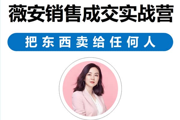薇安28天销售高手训练营第3期 销售成交实战营 【薇安】（完结）