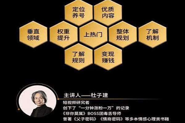 短视频怎么玩着挣钱【杜子建】【20.5.10】（原价99）