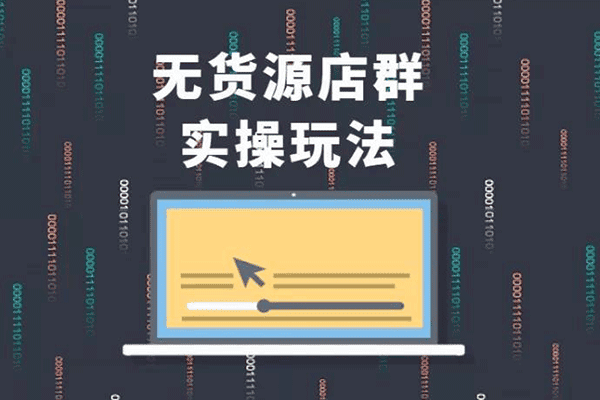 电商创业从0起步做无货源店群一件代发【网淘那些事】（原价2980）