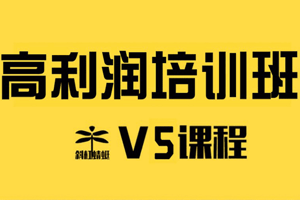 斜杠蜻蜓学员v5班课程【欧阳】（原价598）