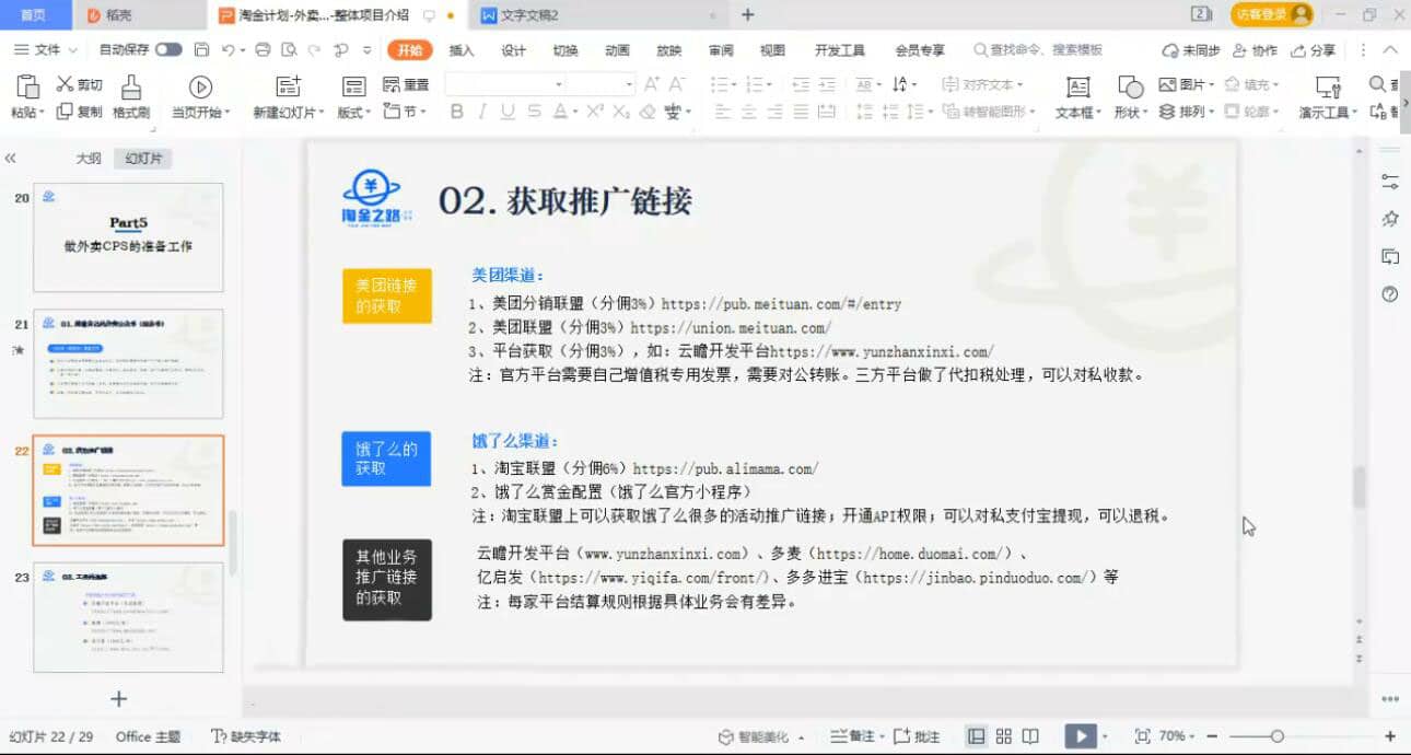狗哥·淘金计划，外卖CPS训练营，价值499元